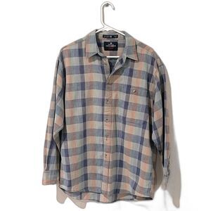 Men’s L Nino Cerruti Sport Long Sleeve Cotton Linen Button Down